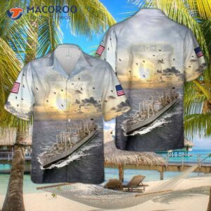 The U.s. Navy’s Uss Ashtabula (ao-51) Hawaiian Shirt.