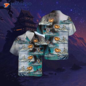 The U.s.s. Arizona (bb-39) Hawaiian Shirt