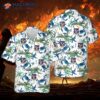 The United States Air Force 23rd Tactical Fighter Wing A-10a Flying Tigers Hawaiian Shirt