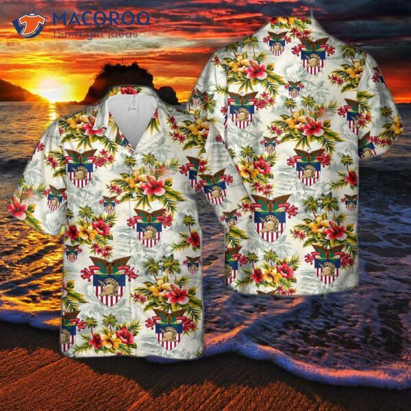 The United States Military Academy (usma) West Point Hawaiian Shirt