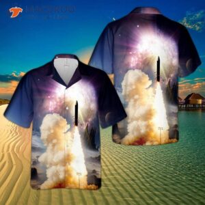 The Us Air Force Peacekeeper Missile Was Launched From A Silo Wearing Hawaiian Shirt.