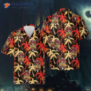 The Us Army 101st Airborne Division, 1st Brigade Long Range Reconnaissance Platoon Hawaiian Shirt