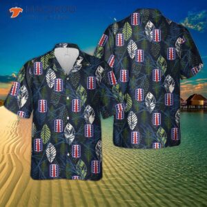 The Us Army 197th Infantry Brigade (“sledgehammer” / “follow Me”) Hawaiian Shirt