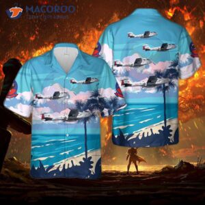 The Us Navy’s Ea-6b Prowler Of Vaq-140 “patriots” Wore Hawaiian Shirts.
