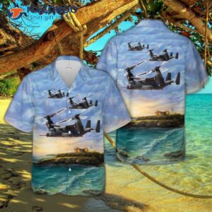 The V-22 Osprey Tiltrotor Aircraft Has A Hawaiian Shirt.