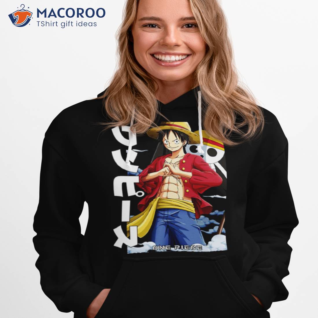 Monkey D Luffy One Piece Long Sleeve T-Shirts for Sale