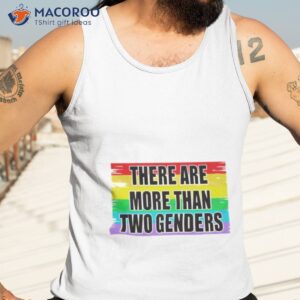 there are more than 2 genders lgbt shirt tank top 3