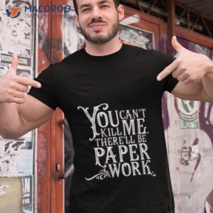 There’ll Be Paperwork Funny Design Good Omens Shirt