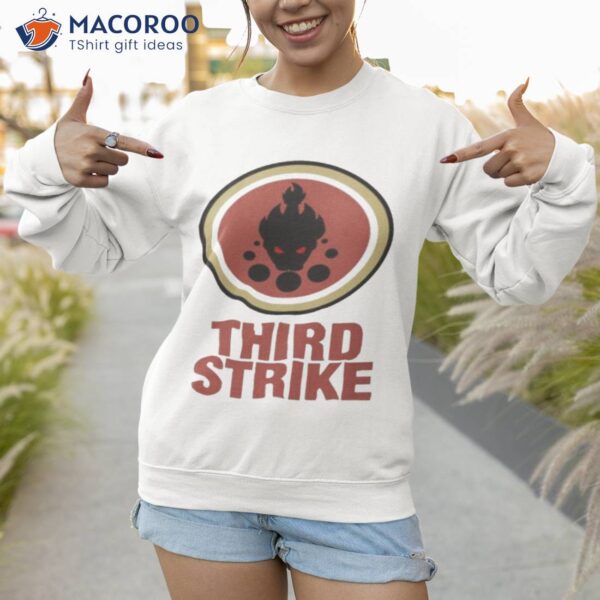 Third Strikes Parody Logo Lucky Strike Shirt