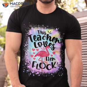 this assistant principal loves her flock flamingo teacher shirt tshirt