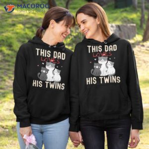 this dad loves his twins t shirt hoodie 1 5