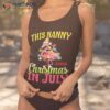 This Nanny Loves Christmas In July Flamingo Summer Shirt