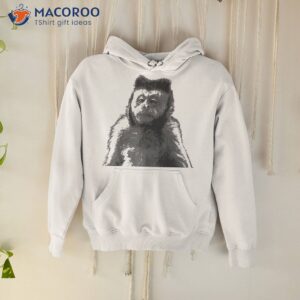 thoughtful monkey animal fun shirt hoodie