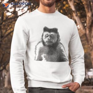 thoughtful monkey animal fun shirt sweatshirt