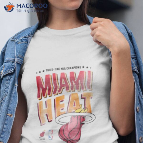 Three Time Nba Champions Miami Heashirt