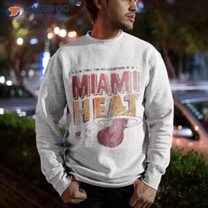 threetime nba champions miami heat shirt sweatshirt