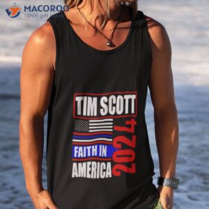 tim scott 2024 faith in american shirt tank top