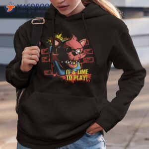 time to play five nights at freddys shirt hoodie 3