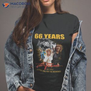 tina turner 66 years 1957 2023 thank you for the memories signature shirt tshirt 2