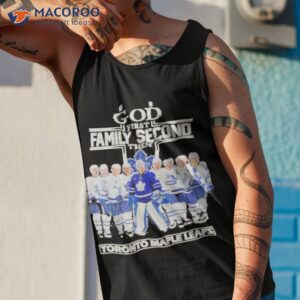 toronto maple leafs god first family second then hockey team 2023 shirt tank top 1