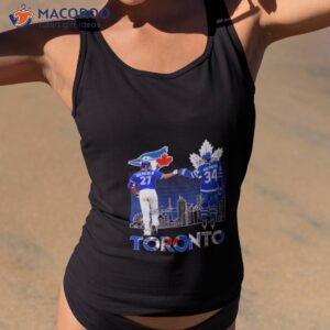 toronto sports vladimir guerrero jr and auston matthews signatures shirt tank top 2