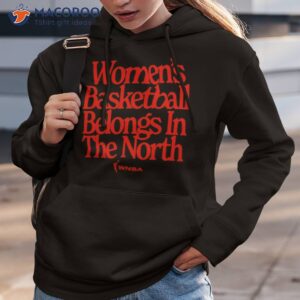 toronto wnba womens basketball belongs in the north shirt hoodie 3