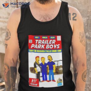 trailer park boys take on niagara fall comic con shirt tank top