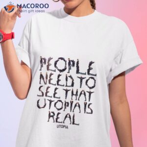 travis scott people need to see that utopia is real via pin up magazine alphabet fan gifts t shirt tshirt 1
