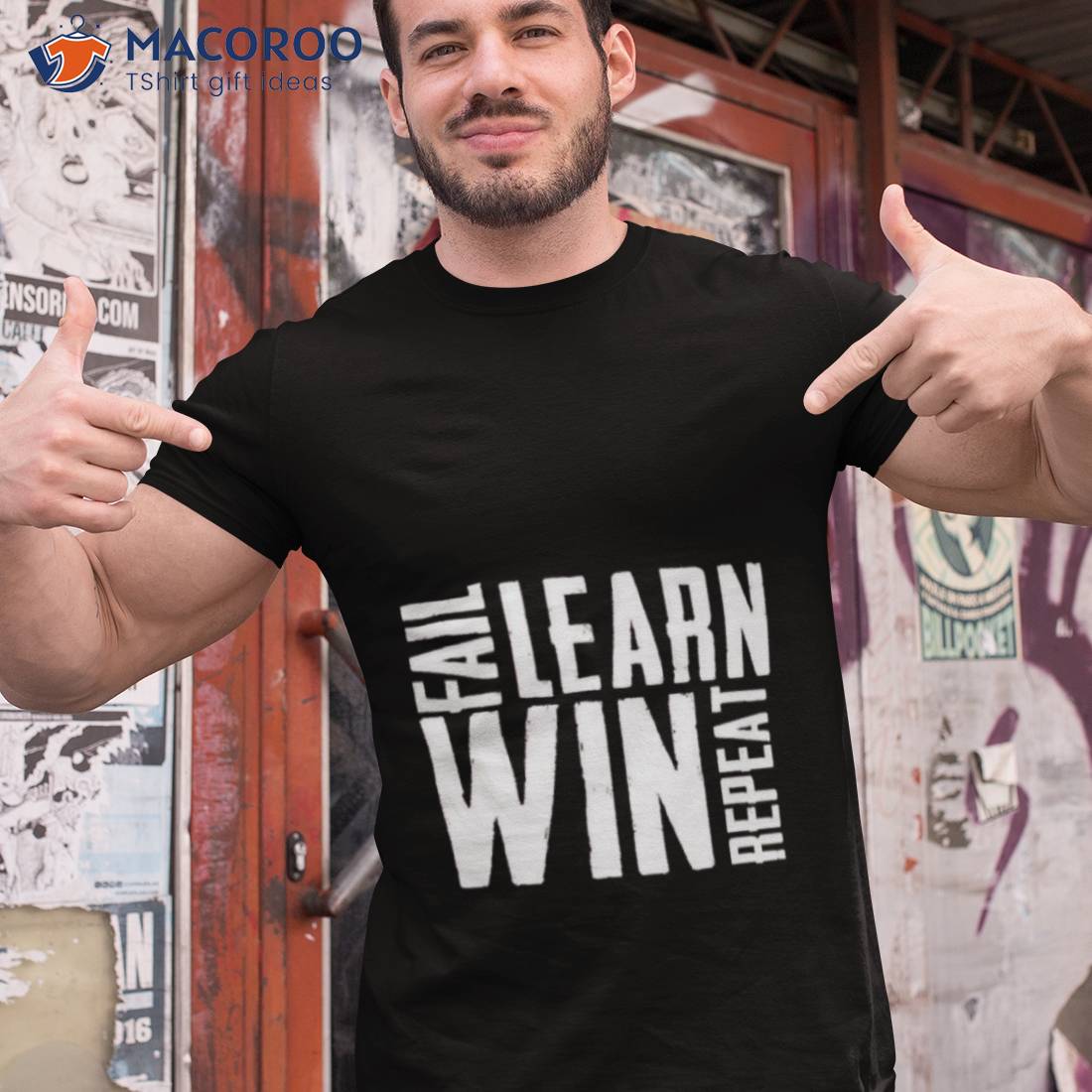 Trevor Bauer Fail Learn Win Repeashirt Trevor Bauer Fail Learn Win Repeashirt