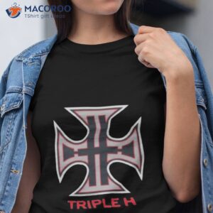 triple h cross logo shirt tshirt