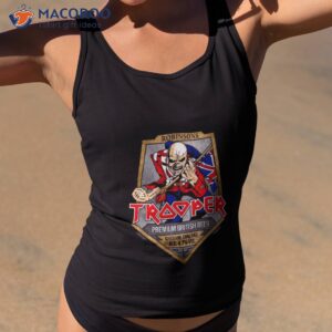 trooper beer t shirt tank top 2