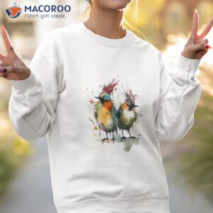 tropical birds t shirt gift ideas for single moms sweatshirt 2