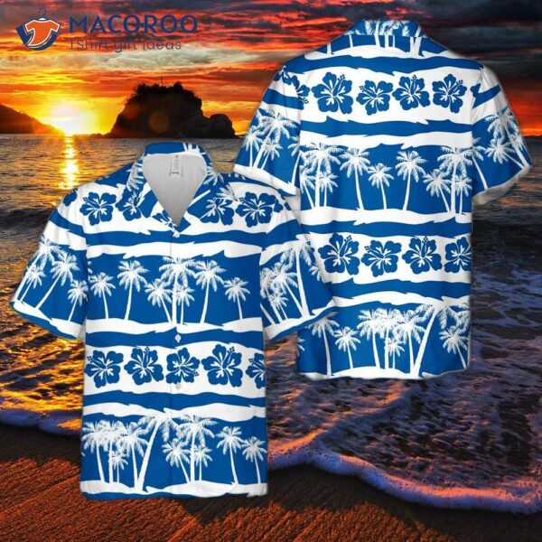 Tropical Frangipani Seamless Pattern Hawaiian Shirt