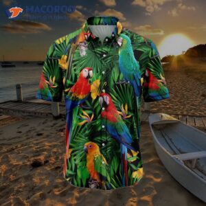 tropical parrot hawaiian shirt 1