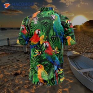 tropical parrot hawaiian shirt 2