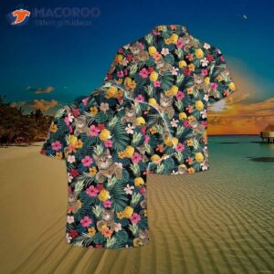 tropical pineapple beloved pet hawaiian shirt 0