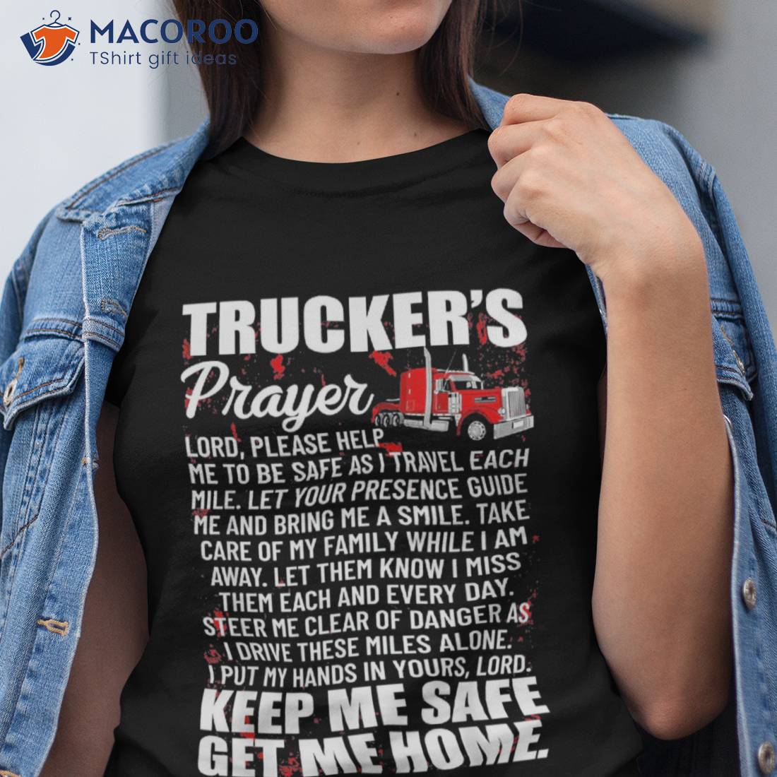 Truckers Prayer Truck Driver Gift For Men And Women Coffee Mug by