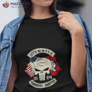 trump skull lets go maga 2023 arkansas chapter shirt tshirt