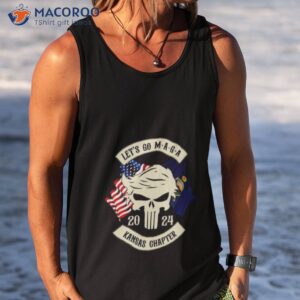 trump skull lets go maga 2023 kansas chapter shirt tank top