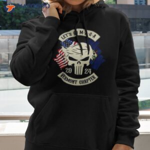 Trump Skull Let’s Go Maga 2023 Vermont Chapter Shirt