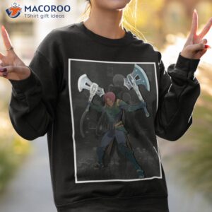 twin striker character blue protocol shirt sweatshirt 2