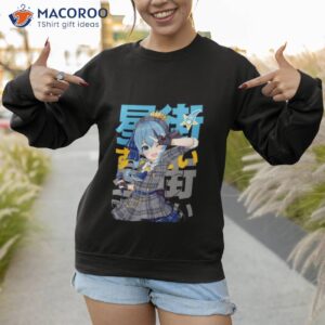 typography hoshimachi suisei hololive shirt sweatshirt