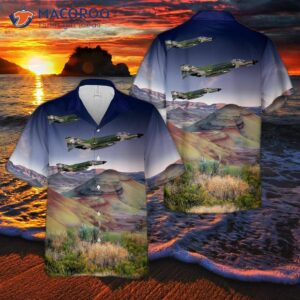 U.s. Air Force Qf-4e Phantom Hawaiian Shirt