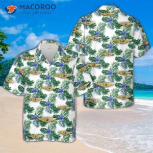 U.s. Marine Corps Aerial Navigator Insignia Hawaiian Shirt