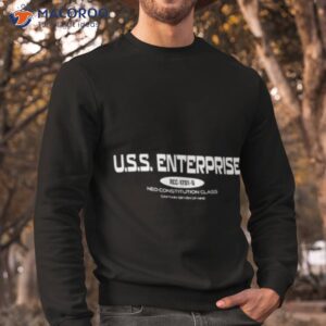 u s s enterprise ncc 1701 g neo constitution class captain seven of nine shirt sweatshirt