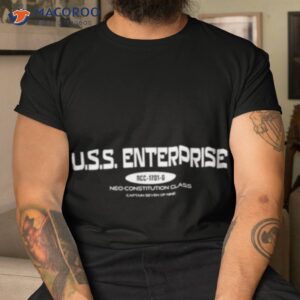 u s s enterprise ncc 1701 g neo constitution class captain seven of nine shirt tshirt