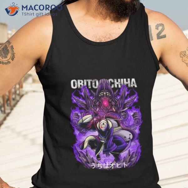 Uchiha Purple Graphic Uchiha Obito Naruto Shippuden Shirt