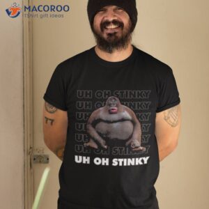 Uh Oh Stinky Poop Meme Funny Monkey Shirt