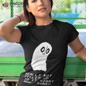 Undertale Quote Of A Ghosshirt 3 undertale quote of a ghost shirt tshirt 1