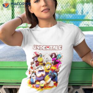 Undertale Video Game Main Characters Shirt 3 undertale video game main characters shirt tshirt 1